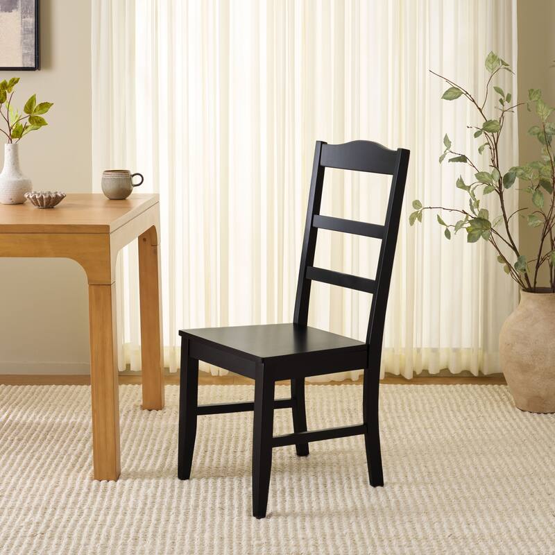 SAFAVIEH HOME Svetlana Ladder Back Side Chair - 18"W x 21"D x 40"H
