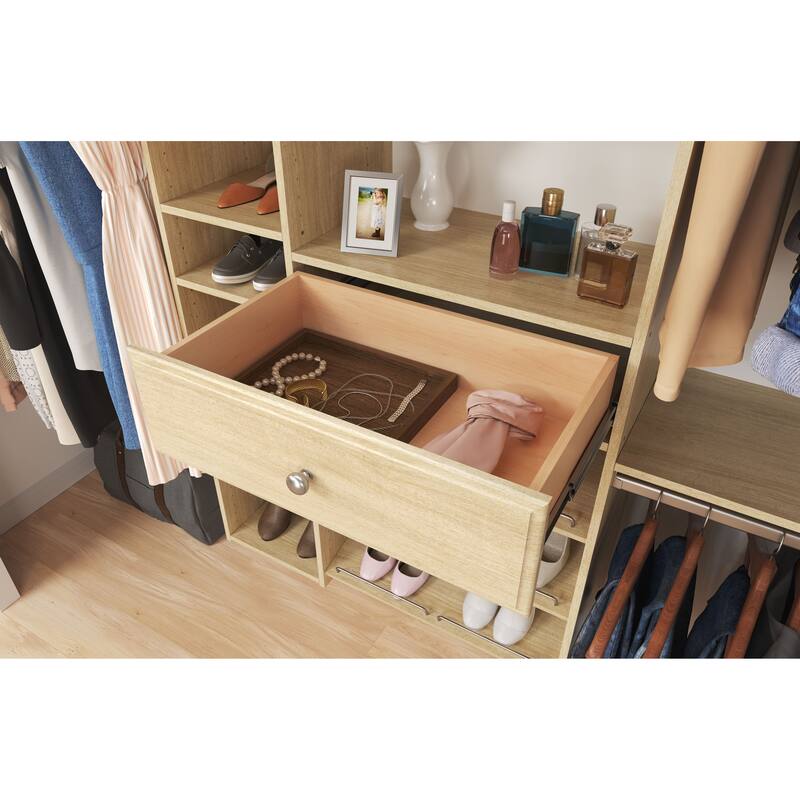 Easy Track 9 Ft. W. Premium Laminate Closet Kit