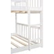 preview thumbnail 6 of 6, Triple Bunk Beds with Slide,Wooden Full-Over-Full-Over-Full Triple Bed with Built-in Ladder & Slide & Guardrails