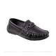 preview thumbnail 1 of 13, Josmo Boys' Toddler Leatherette Moccasin Driving Loafers Black - 10T