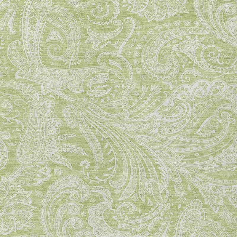 HomeRoots Paisley Transitional Rectangle Outdoor Rug