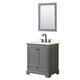 Option Dark Gray / Giotto Quartz Top / Matte Black