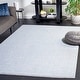 preview thumbnail 1 of 78, SAFAVIEH River Yuki Contemporary Solid Rug 5'3" x 7'6" - Blue/Ivory - Rectangle