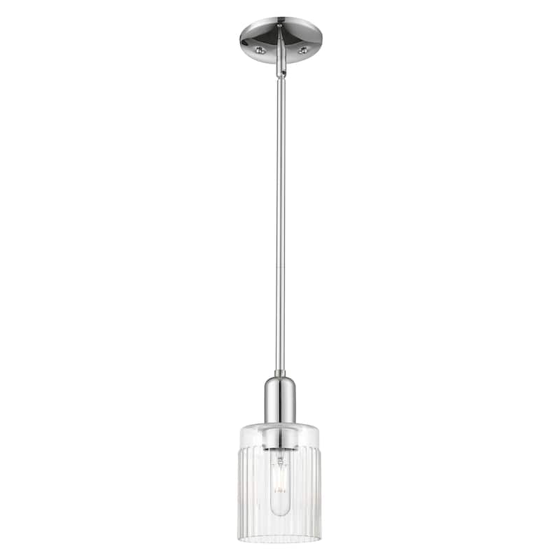 Innovations Lighting Endless Possibilities Arcadia - Hadley - 1 Light 5" Stem Hung Mini Pendant - Clear/Polished Chrome
