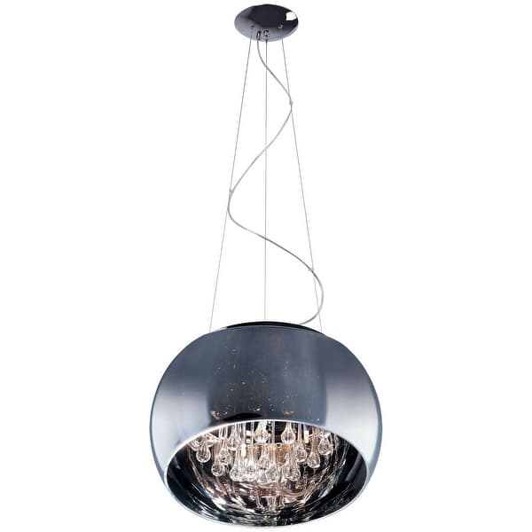 slide 1 of 1, Maxim Sense 6-light Chrome Single Pendant