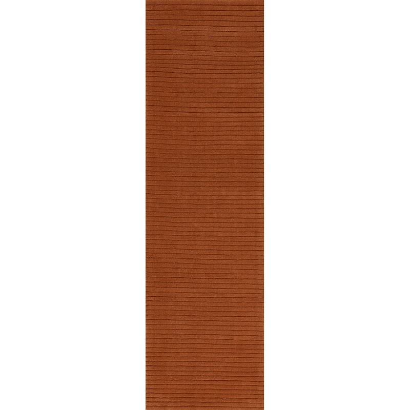 Momeni Asher Hand Loomed Wool Solid Color Area Rug