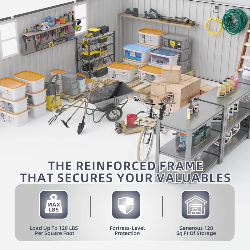 10*12ft 0.25mm Steel Plate, Surface Protective Film, Two Daylight Windows, Two Colors Can Be Freely Selected Storage Sheds