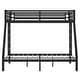 preview thumbnail 8 of 11, Twin XL over Queen Metal Bunk Bed,Industrial Minimalist Metal Bunk Bed