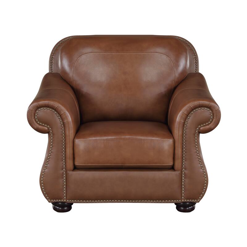Fowler 3-Piece Leather Match Living Room Sofa Set