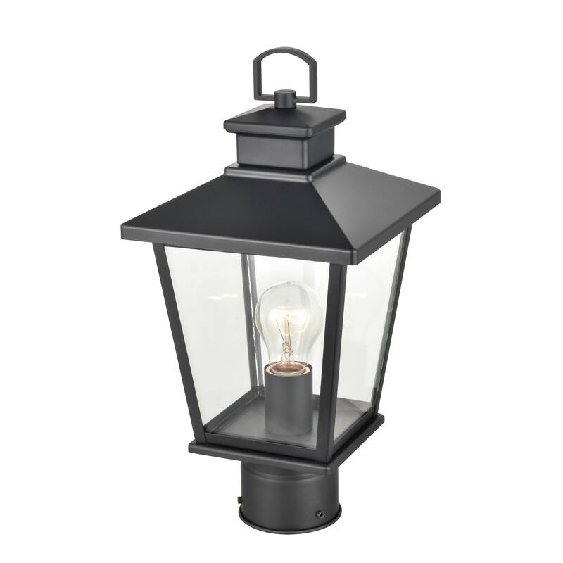 Millennium Lighting Bellmon 1 Light Outdoor Post Lantern with a Clear Glass Shade