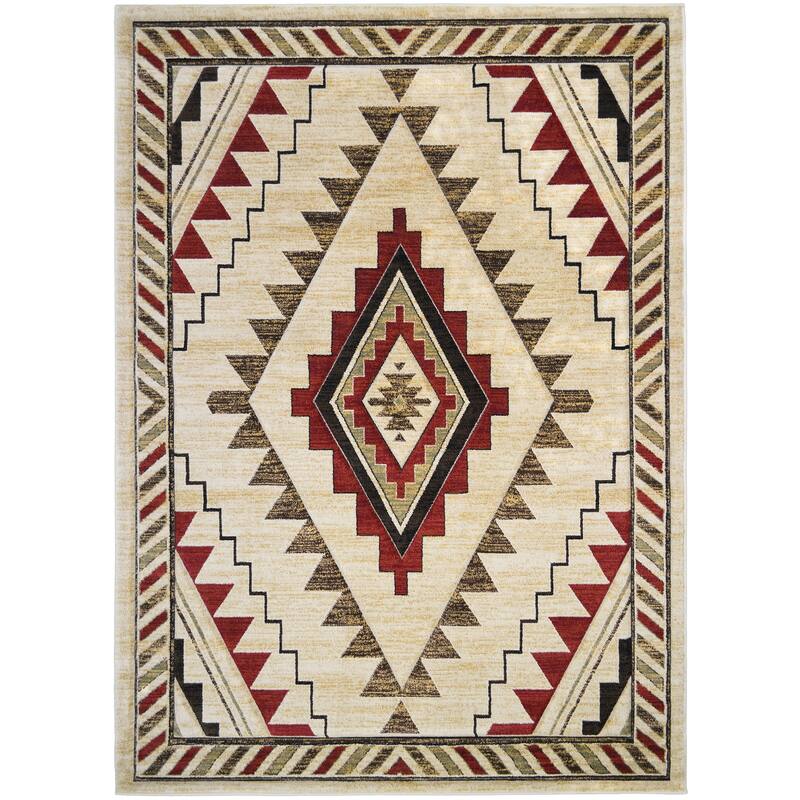 Granite Falls Taos Southwestern Area Rug - 2'3"x3'3" - Antique