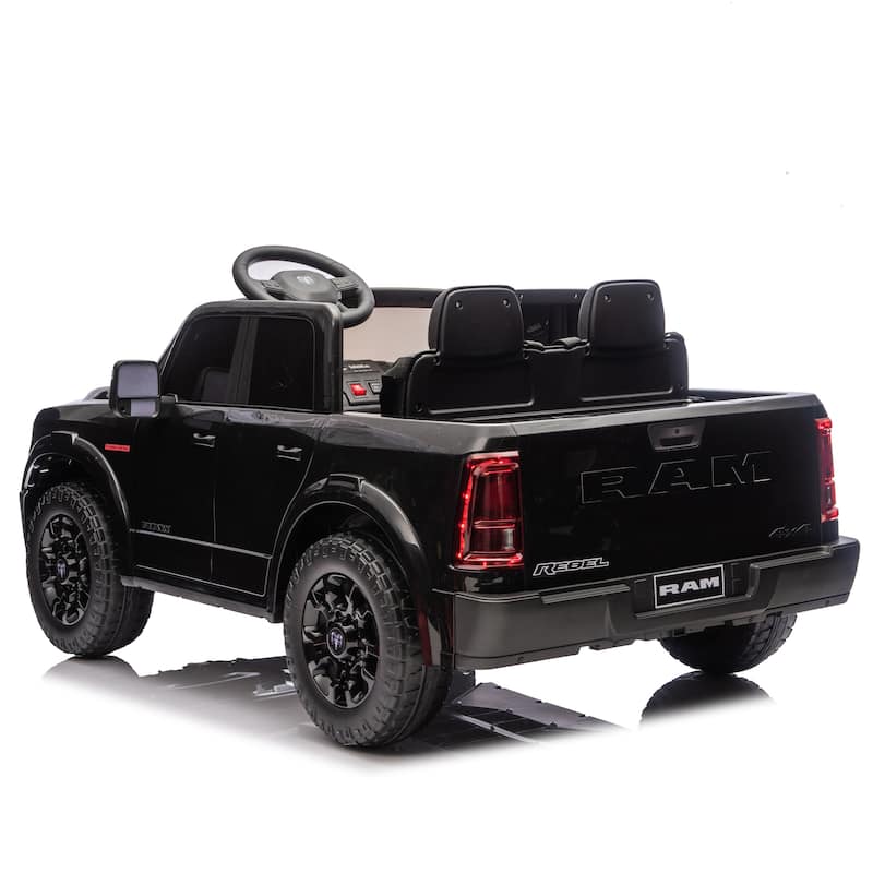 24V 160W Officially Licensed Dodge RAM 2500 Design 2-seater Kids Ride On Truck, W/ Remote Control, W/2WD&4-Wheel Suspension