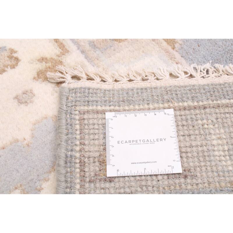 ECARPETGALLERY Hand-knotted Royal Oushak Grey Wool Rug - 9'3 x 11'10