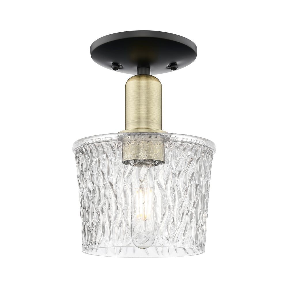 Innovations Lighting Endless Possibilities Arcadia - Niagara - 1 Light 7" Semi-Flush Mount