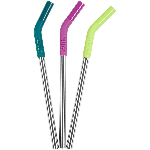 Klean Kanteen 10mm Stainless Steel Straw 3-Pack - Multi-Color - 10 mm. Opens flyout.