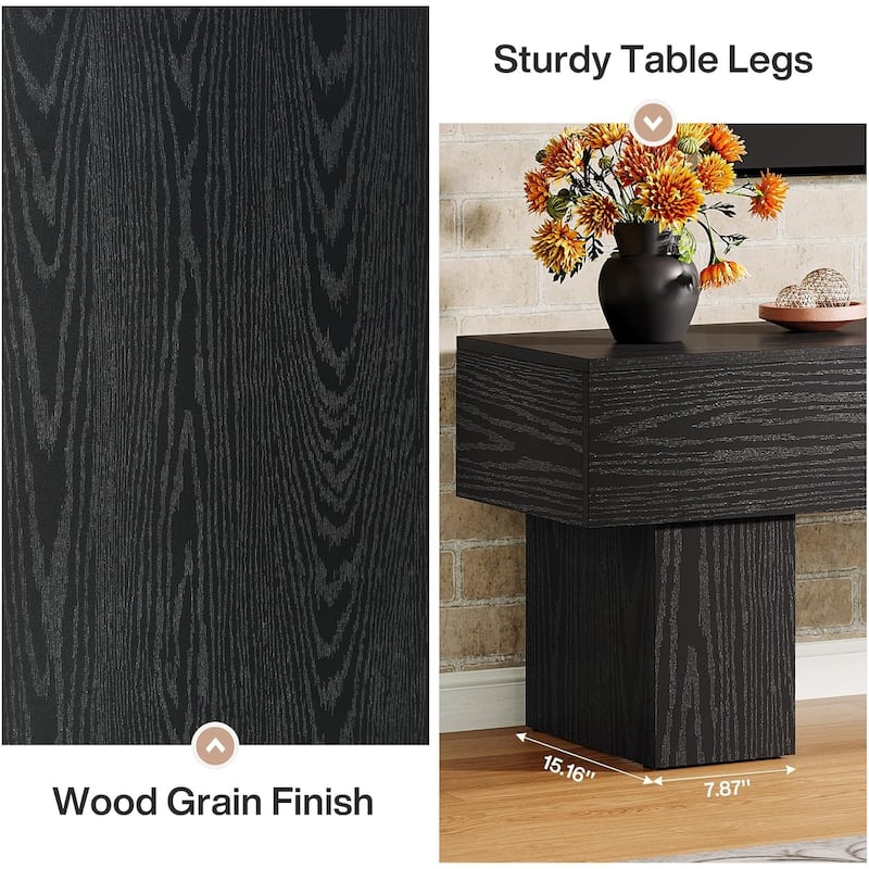 63" Wooden TV Stand, Farmhouse Entertainment Center