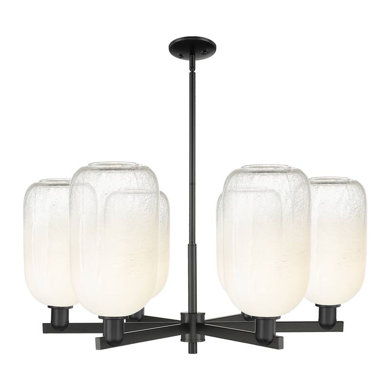 Innovations Lighting Downtown Urban - Brookhaven Cloche - 6 Light 24" Stem Hung Chandelier