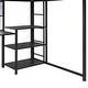 preview thumbnail 13 of 12, Full Size Loft Bed with Desk, Whiteboard, 3 Shelves and Ladder, Espresso