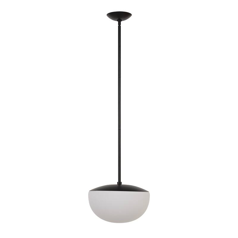 Aditi 71" Height Ceiling Fixture, Milk White - 13.75 x 8.5 x 13.75