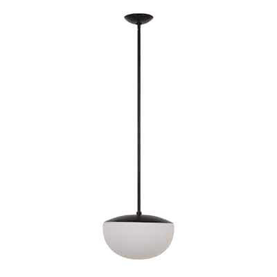 Aditi 71" Height Ceiling Fixture, Milk White - 13.75 x 8.5 x 13.75
