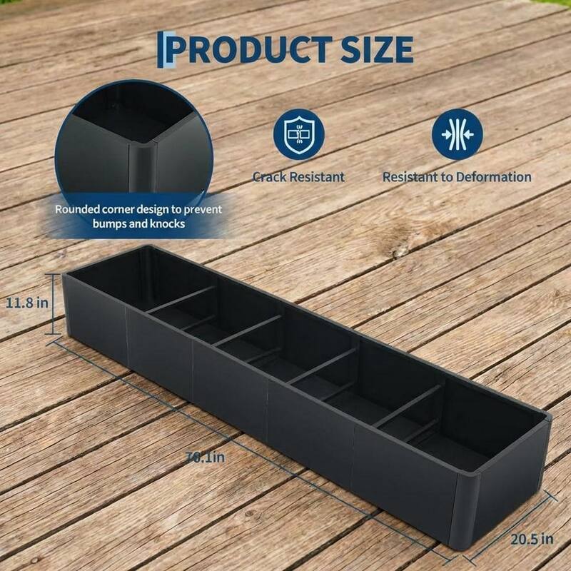 Metal Planter Box, with Drainage Holes