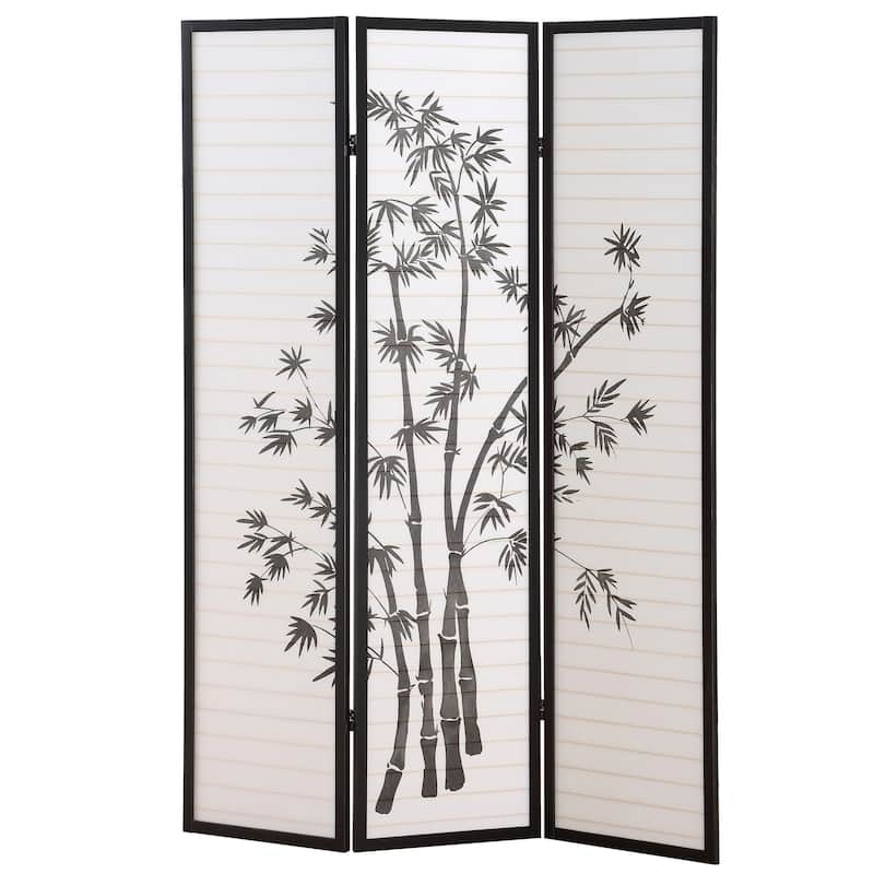 3-Panel Oriental Shoji Screen
