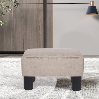 Adeco 15" Ottoman Footstool