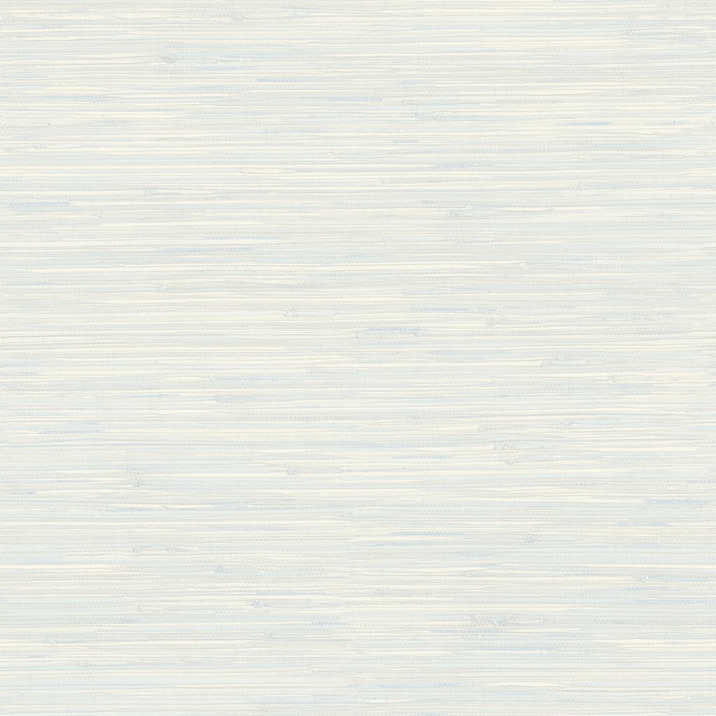 Chesapeake Grassweave Light Blue Imitation Grasscloth Wallpaper