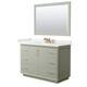 Option Light Green / Carrara Cultured Marble Top / Satin