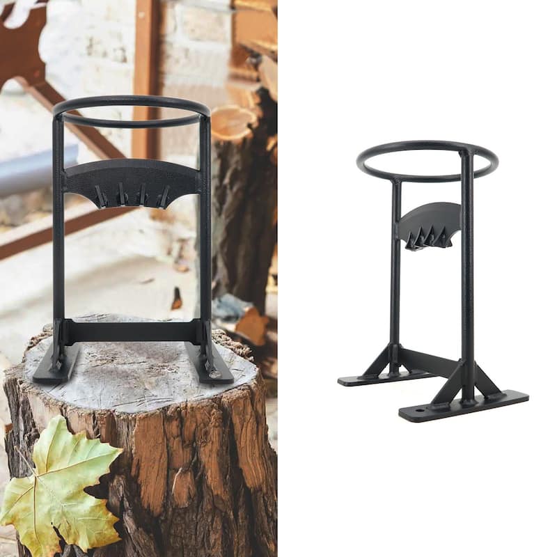 Lesly 7.48In Diameter Mouth High-Carbon Steel Black Wood Chipper - 8.78" L x 6.69" W x 12.20" H