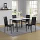 Option White Table - Black Chair