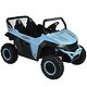 preview thumbnail 67 of 93, 24V 4WD Kids Electric UTV Ride-On Car, Dual Seat with Remote Control, Easy-Drag System, Soft Brake & Spring Suspension