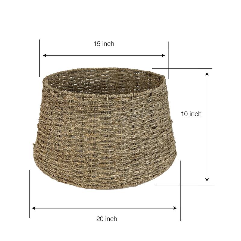 Becki Owens Natural CHRISTMAS Tree Collar - 20" X 15" X 10"