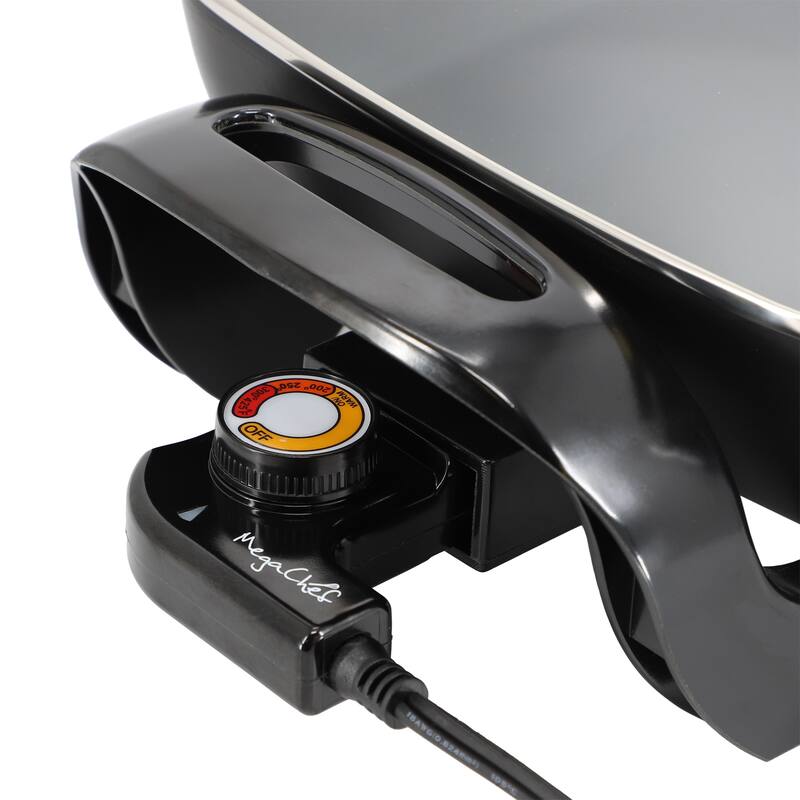 11.81 Inch Non-Stick Coating Electric Fry Pan with Temperature Control