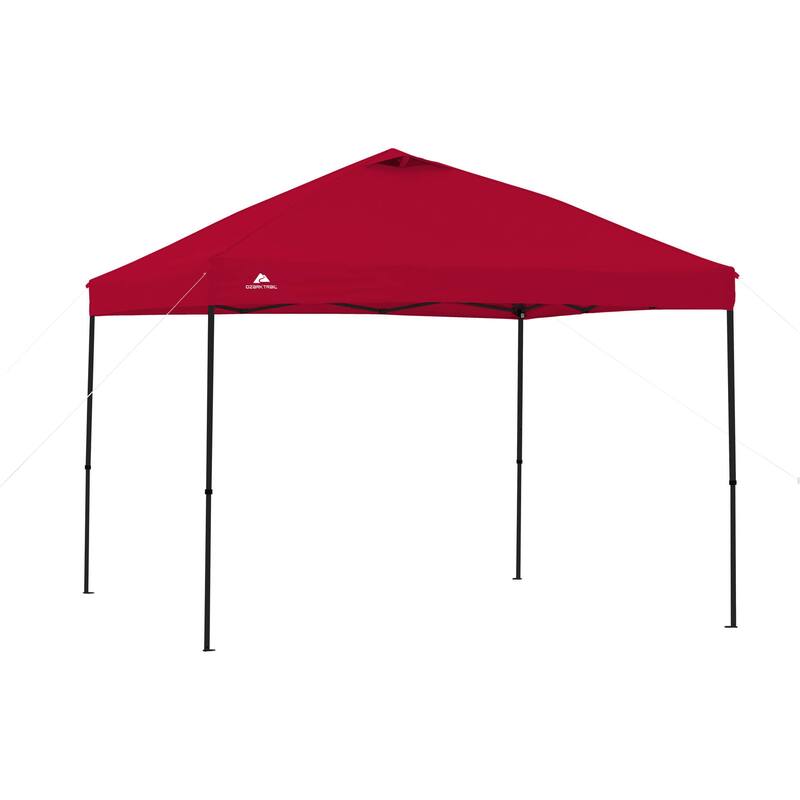 10' x 10' Instant Outdoor Canopy with UV Protection - Red