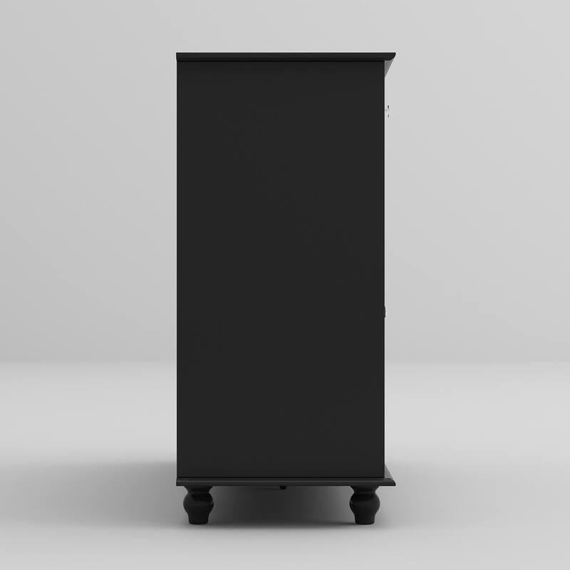 55.1" Accent Storage Cabinet Mirror Sideboard Buffet Cabinet Buffet