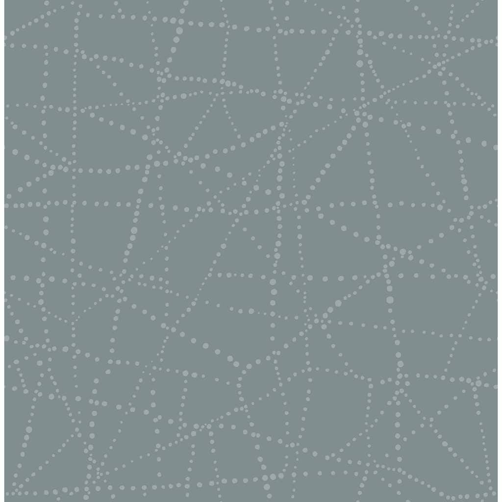 A-Street Prints Alcott Slate Dotted Wallpaper