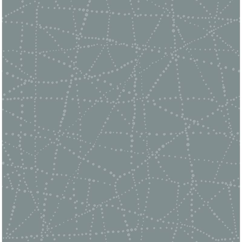 A-Street Prints Alcott Slate Dotted Wallpaper