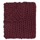 preview thumbnail 17 of 42, Donna Sharp Chunky Knit Throw Merlot