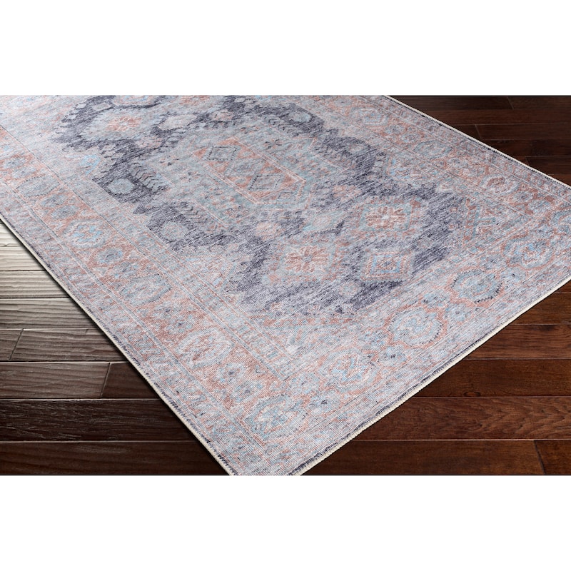 Artistic Weavers Cesar Vintage Global Printed Machine Washable Area Rug