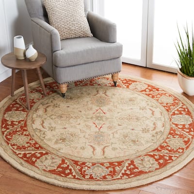 SAFAVIEH Handmade Anatolia Dimitria Traditional Oriental Hand-spun Wool Rug