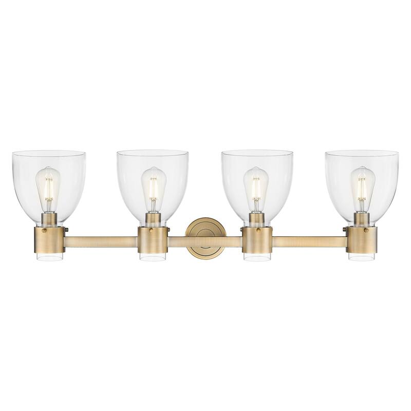 Innovations Lighting 464-4W-G464D-7CL Lawton Bell 4 Light 34" Wide