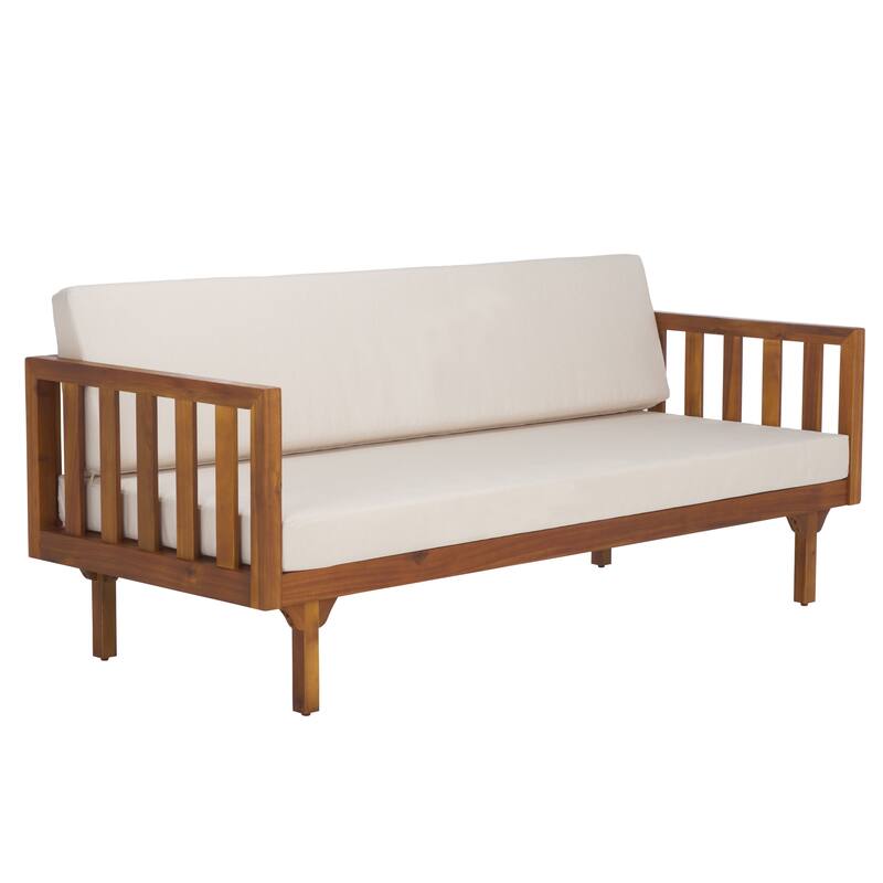 SAFAVIEH Outdoor Living Napoli 3-Seater Bench - 28"W x 68"D x 24"H