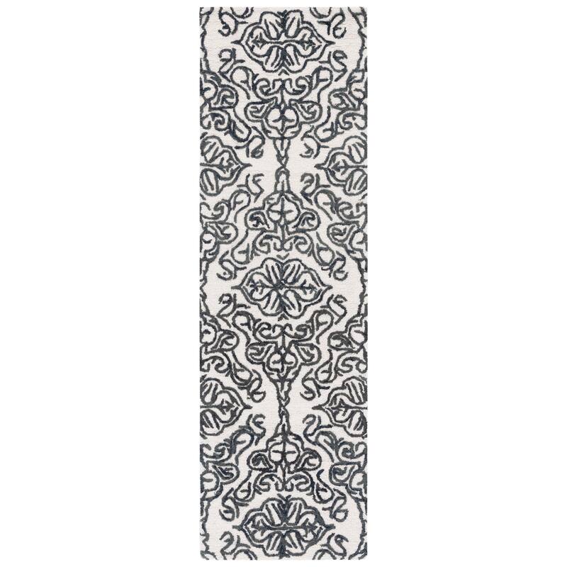 SAFAVIEH Handmade Blossom Mahalia Modern Floral Wool Rug