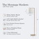preview thumbnail 40 of 46, Brightech Montage Modern 60 in. Contemporary Arc LED Color Adjusting Floor Lamp with White Fabric Drum Shade