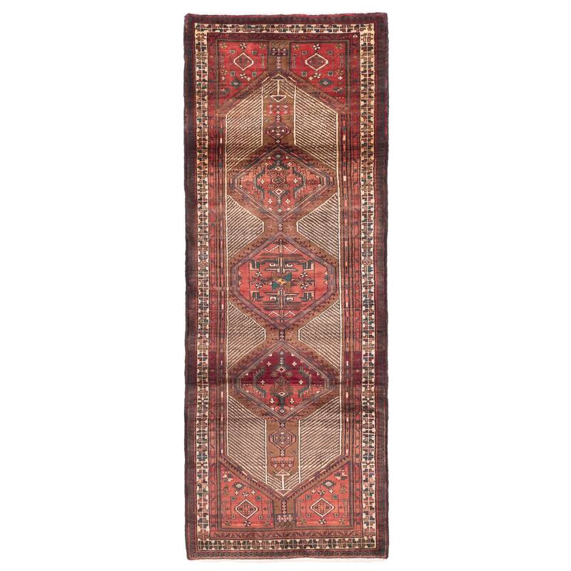 ECARPETGALLERY Hand-knotted Konya Anatolian Red Wool Rug - 3'7 x 10'0