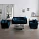Option Blue 2-Seater Sofa+Accent Chairs*2