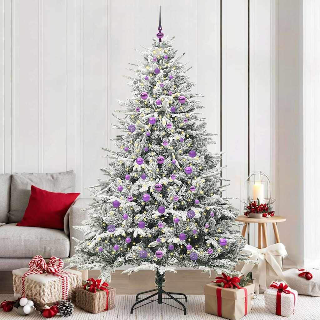 vidaXL Artificial Christmas Tree Green PVC