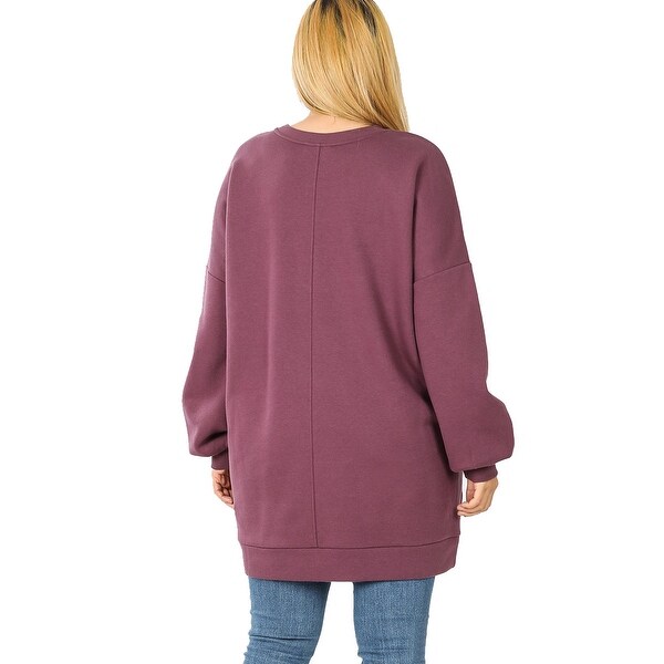 plus size oversized sweatshirt