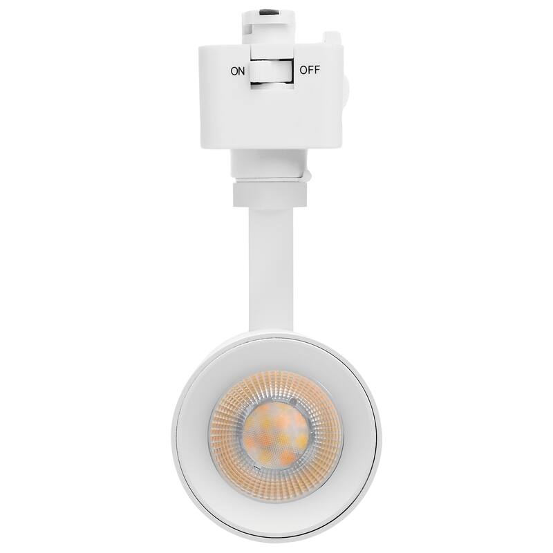 10W LED Track Head 48 Degree Beam Spread J-Style Track 5 CCT Selectable Matte White - Matte White